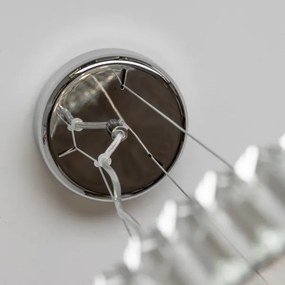 Brilagi - LED Kristály csillár zsinóron GLAMOUR 5xG9/42W/230V