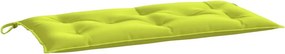 vidaXL élénkzöld oxford szövet kerti padpárna 110 x 50 x 7 cm