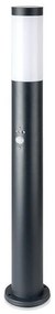 V-Tac Kültéri lámpa érzékelővel 1xE27/60W/230V IP44 80cm antracit 8966