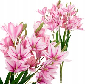 Liliom művirág Nagy Csokor Liliom Ágak Dekoratív Dekoráció