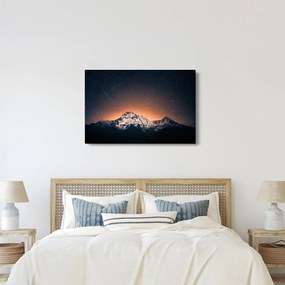 A csillagos ég, a hegyekkel képe (90x60 cm)