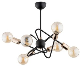 Felületre szerelhető csillár VIRGINIA 6xE27/60W/230V