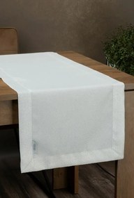 Jowita lurex asztali futó Fehér/ezüst 40x180 cm