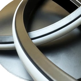 LED Dimmelhető mennyezeti lámpa LED/70W/230V 3000-6500K fekete + távirányítás