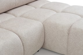 Lerio jobbos sarokkanapé ágyfunkcióval - világos bézs vízlepergető szövet Blur 02