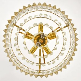 Brilagi - Plafonra szerelhető CRISTAL csillár, 5 x E14 (max. 40 W), 230 V, átmérő 43 cm