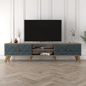 TV szekrény Class - Walnut, Chalcedony