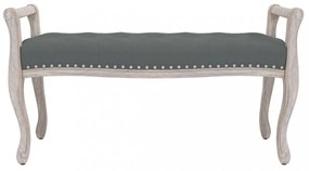 sötétszürke szövetpad 110x45x60 cm