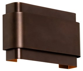 Ipari fali lámpa sötét bronz 2-lámpás - Coen