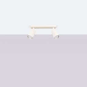 Sollux SL.1495 - Spotlámpa RING 2xGU10/10W/230V krémes