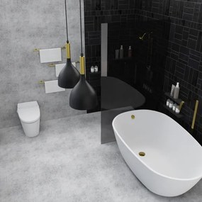 Csillár zsinóron NOAK 2xE27/15W/230V fekete/arany