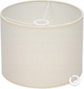 Lámpabúra Vlora Krémszínű Ecru Ekri Pvc Szövet 30x25 cm e27 e14 lámpákhoz