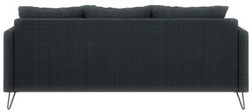 Sötétszürke zsenília kanapé 200 cm Freya – Ropez