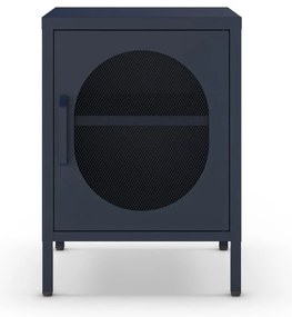 Sötétkék fém éjjeliszekrény Diora – Marckeric