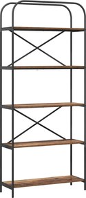 vidaXL Könyvespolc Öreg fa 80 x 30 x 183 cm Faanyag