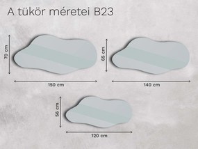 Base tükör B23 120×56