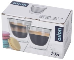 Üveg eszpresszó bögre szett 2 db-os 110 ml – Orion