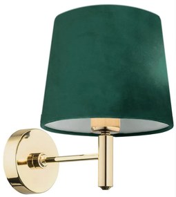Argon 8105 - Fali lámpa PONTE 1xE27/15W/230V zöld/sárgaréz