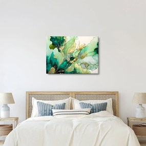 Kép - Zöld absztrakció (70x50 cm)