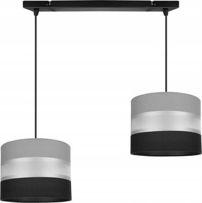 Mennyezeti Lámpa csillár Túlnyúlás 2x Lámpabúra henger csíkok