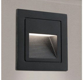 Orion AL 11-1217 - LORO LED beépíthető lámpa 2W 230V IP65 fekete