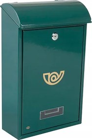 Acél postaláda Zöld 400x250x100mm