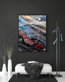 Vászonkép keretben Vw Karmann 50x40cm
