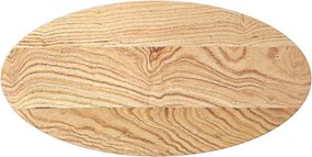 vidaXL tömör akácfa ovális alakú asztallap 80 x 40 x 4 cm