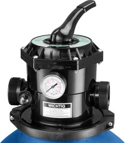 AQUA homokszűrő medencéhez, 15900 l/h, kék Monzana