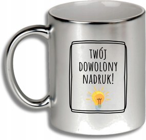 Bögre Ezüst Ajándék Különböző Alkalmakra Bögre Saját Nyomtatással