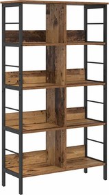 vidaXL Könyvespolc Öreg fa 82 x 32 x 144,5 cm Faanyag