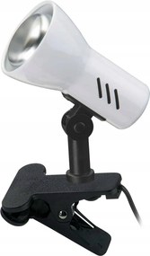 Briloner lámpa csíptetővel, fehér, forgatható, 1x E14, 40W, 11,5 cm
