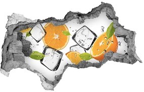 3d lyuk fal dekoráció Narancs jéggel nd-b-50150012