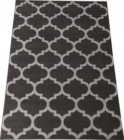 Marokkó szőnyeg grafit sötétszürke 133x190