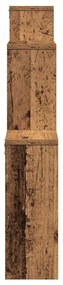 fali polc Régi fa 80x15x78,5 cm Gépelt fa