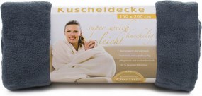 Kuscheldecke mikroszálas takaró, 150x200cm, antracit