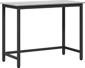 vidaXL asztal Szürke Sonoma 80 x 50 x 76,5 cm Műszaki fa és acél