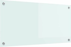 vidaXL Konyhai splashback Fehér 80 x 40 cm edzett üveg