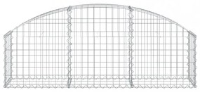 íves horganyzott vas gabion kosár 150x30x40/60 cm