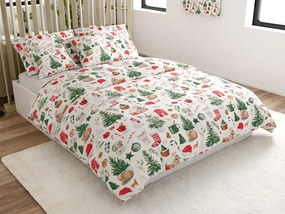 Pamut ágynemű MAGIC CHRISTMAS fehér Ágyneműhuzat mérete: 70 x 90 cm | 140 x 220 cm