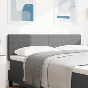 LED Fejtámla Egyszerű Design Világosszürke 72 cm Bordás Szövet