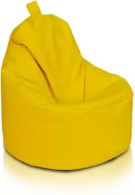 Babzsák Yoko ökobőr / poliészter TiaHome - Sárga