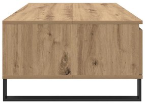 Dohányzóasztal fiókkal kézműves tölgy 90 x 60 x 35 cm Faanyag