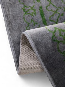 Washable Rug Miray Grey/Green 200x300 cm