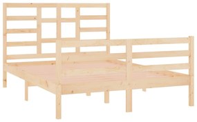 tömör fa ágykeret 140 x 190 cm