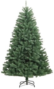 zöld csuklópántos műkarácsonyfa állvánnyal 150 cm