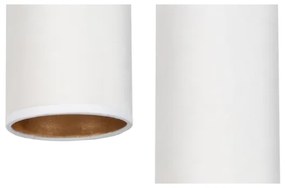 AVALO függeszték 2xE27/60W/230V, 20 cm, fehér/rezes