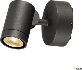 SLV 233245 HELIA Modern Kültéri Fali Lámpa Antracit LED IP65