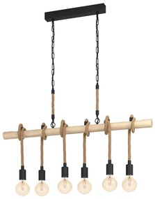 Eglo 43319 - Csillár láncon YOUNGSTOWN 6xE27/40W/230V