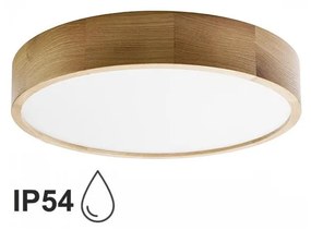 Temar Fürdőszobai mennyezeti lámpa CLEO 4xE27/24W/230V IP54 á. 47,5 cm tölgy 5907623600035
